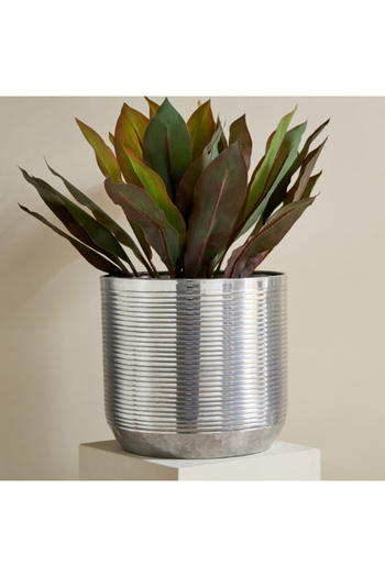 Home Box Nydril Linework Aluminium Planter 31.5x29.5 cm