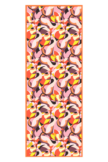 DELMARVOGUE Colorful Shawl |   Orange