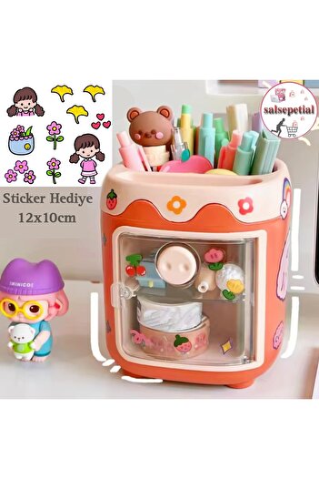 Salsepetial Kawaii Cute Pencil Case Επιτραπέζια θήκη για στυλό Kawaii Κάλυμμα Μολυβοθήκη Επιτραπέζια οργάνωση
