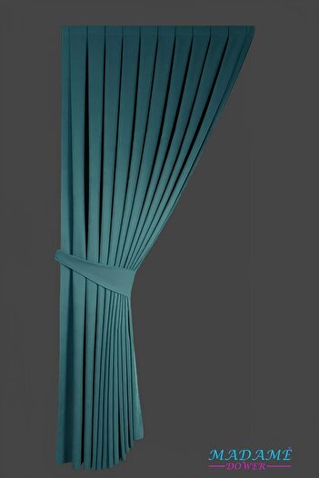 Madame Dower Joy Velvet Textured 1X3 Close Pleat Background Curtain Binding Girdle Gift