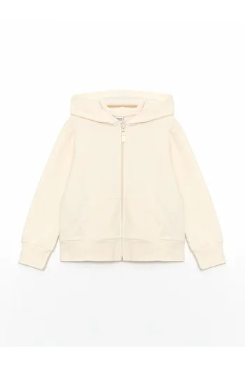 LC Waikiki Hooded Girl's Zippered Sweatshirt