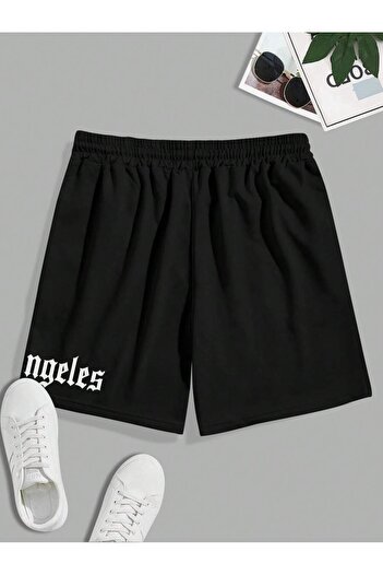 Josette Los Angeles Printed Pocket Combed Cotton Shorts