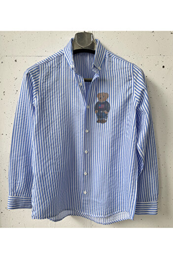 King Brothers New Season Red Oversize Boyfriend Shirt