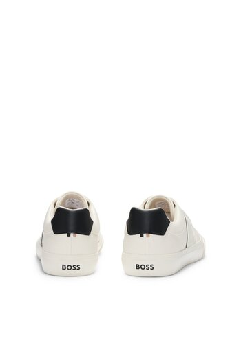 BOSS Logolu Deri Sneaker Ayakkabı Erkek AYAKKABI 50522833 101