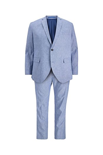 Jack & Jones Plus Einreihiger Blazer und Hose Plus Size Regular Fit Anzug