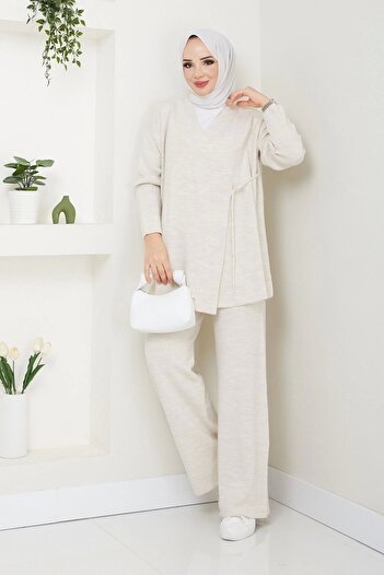 DEFNECE BUTİK Chimoned Knitting Suit