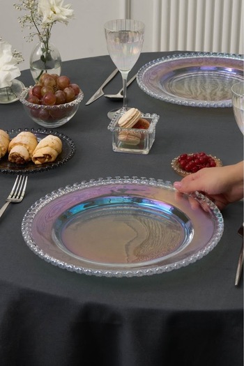 Karaca Rory Glass Plate 32 cm