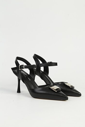 Pierre Cardin Black Women's Heeled Shoes Pc-54717