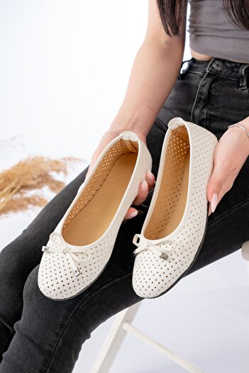Slipcat Orthopedic Ballerina Women's Shoes - Light and Comfortable, Leather Skin Osaka