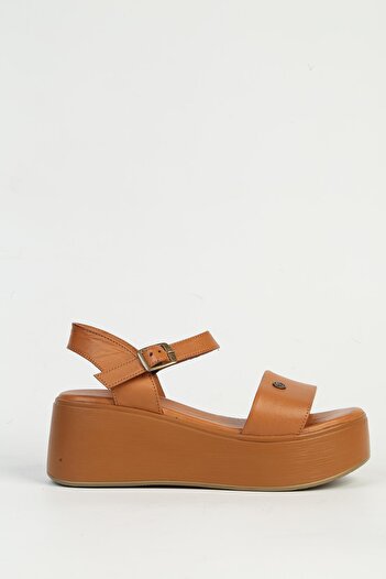 Pierre Cardin Tan Women's Wedge Heel Shoes Pc-54611