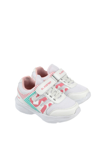 Slazenger King Girl's Sneaker Shoes White / Pink