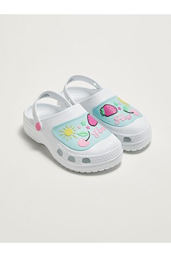 LC Waikiki Appliqued Girls' Perforated Beach Sandals (S1)