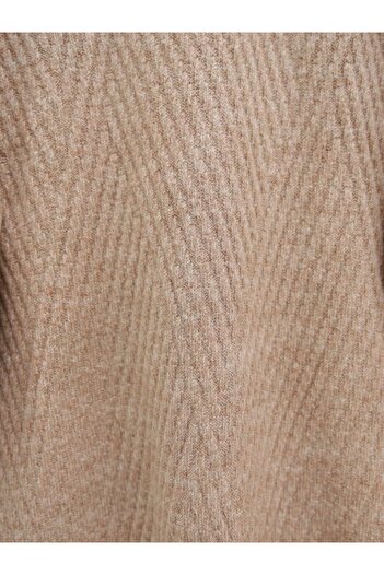 Modamorfo Diamond Patterned Knitted Knitwear Tunic - G.Dry