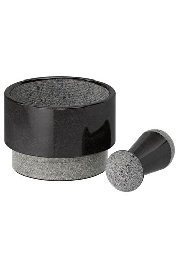 erorex Pestle and mortar, marble black