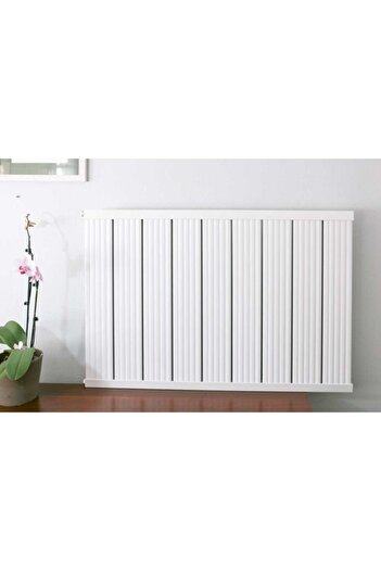 EuroStar Alüminyum Panel Radyatör Ekol Model 600 Mm X 1000 Mm Ral 9010 Kırık Beyaz