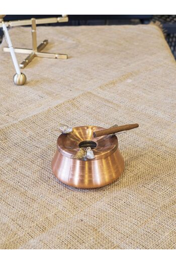 Bakır Concept Copper Ash Tray Butterfly Model Matte Color