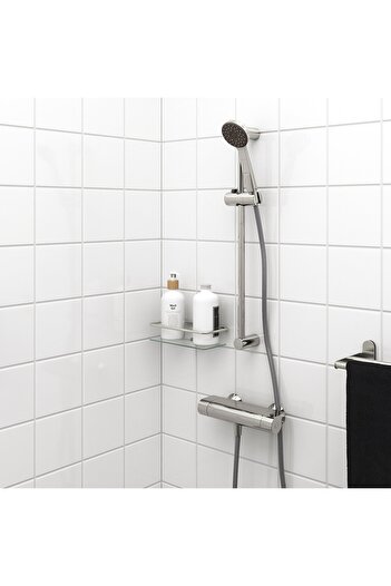 erorex Riser rail with handshower kit, chrome-plated