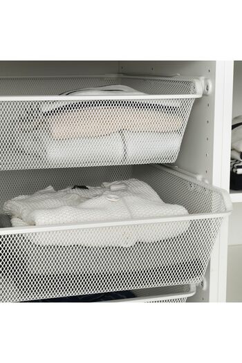 erorex Mesh basket, white, 75x58 cm
