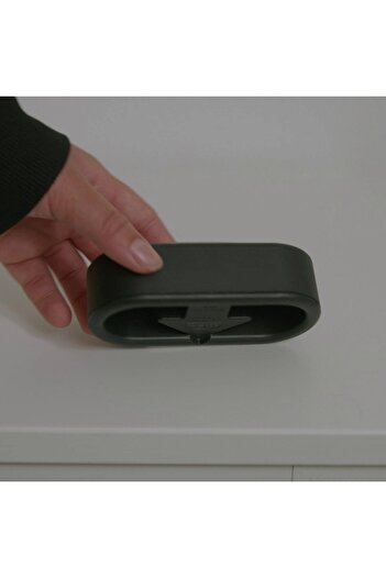 erorex Lint brush, black/light grey, 12x6x4 cm