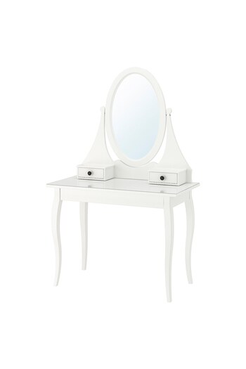 erorex Dressing table with mirror, white, 100x50 cm