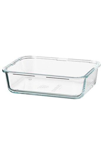 erorex Food container, rectangular/glass, 1.0 l