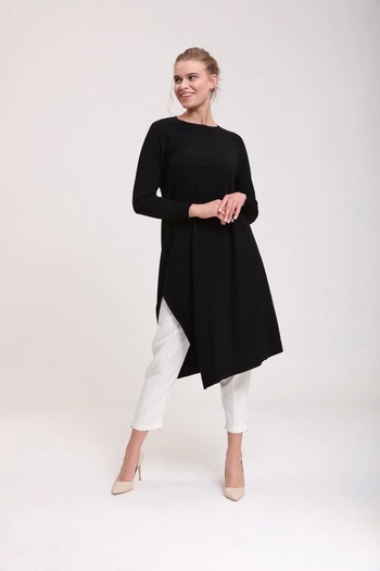 Invee INVEE 6001 - Side Slit Detailed Tunic
