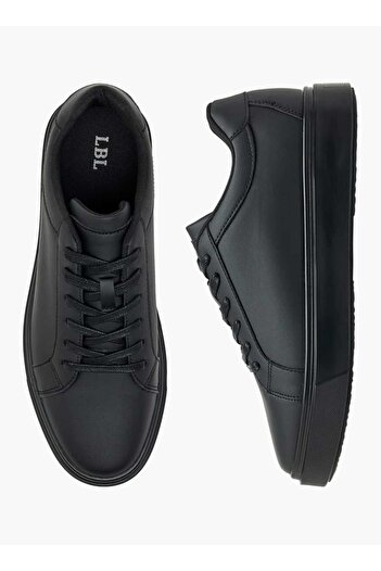 LBL by Shoexpress LBL by Shoexpress Solid Ankle Sneakers with Lace-Up Closure