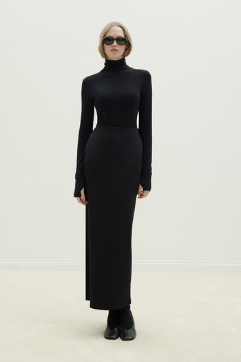 Suud Collection Black Recovery Pencil Skirt