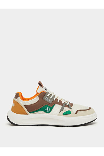 Take Two By Styli Textured Chunky Sole Lace Up Sneakers