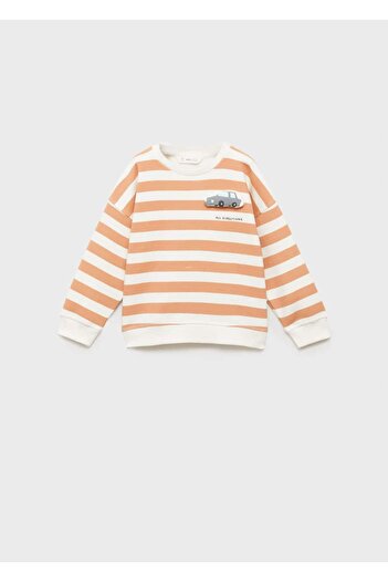 MANGO Baby Памучен суичър с анимационен герой