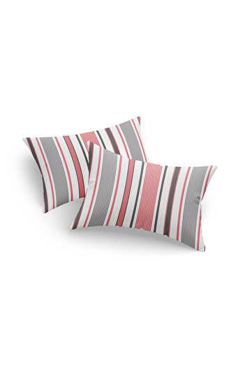 femmhome Casual Cotton Pillow Case 2 Pieces 50X70 cm Lined Pomegranate Flower
