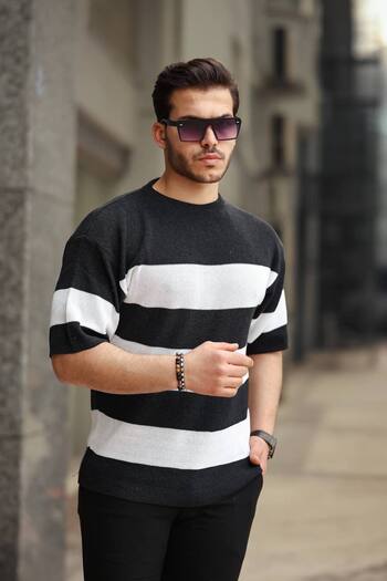 CAN Piece Thessaloniki Knit Oversize Knitwear T-Shirt