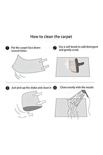sharpdo Modern Dining Room Home Bedroom Carpet Floor Mat 140*200CM