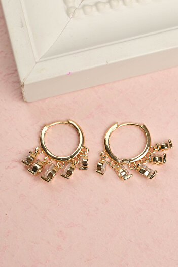 Jack Ferrero Steel Invoiced Earrings, Guaranteed to Not Fade Color