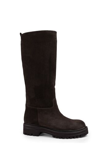 Deery Genuine Suede Brown Women's Boots