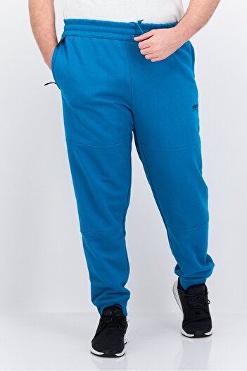 adidas Men Sportswear Fit Outdoor Sweatpants, Teal Blue
