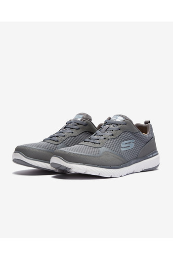 SKECHERS Flex Advantage 3.0 Erkek Gri Spor Ayakkabı S52954 Char