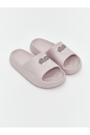 LC Waikiki Single Striped Printed Girl's Slippers