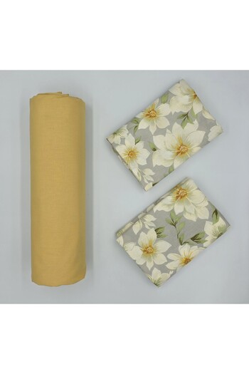 pınarhome collectıon New Season - 100% Organic Cotton, Soft Sand and Elastic Crossbody+Pillow Cover Corner Depth 28-30 cm