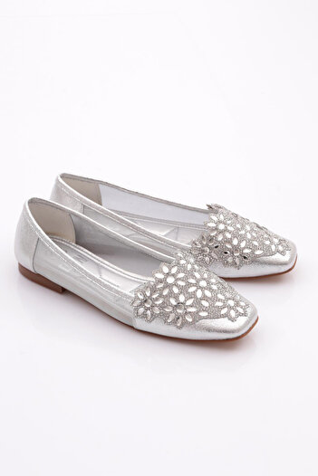 DGN K196 Model Front Embroidered Silver Ballerina Flushing