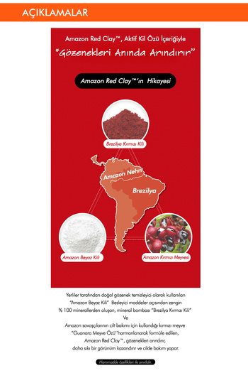Missha Yağlanma Ve Gözenek Karşıtı Kırmızı Kil Maskesi Amazon Red Clay Pore Mask