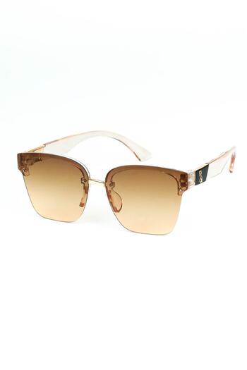 Di Caprio Women's Powder Uv400 Protected Rectangular Model Sunglasses