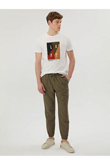 Loft Regular Fit Khaki Men's Trousers Lf2029015