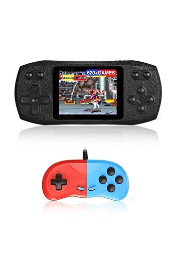 Choice Black with Gamepad Retro Video Game Console Built in 620 Classic Games Portable Handheld Game Player
