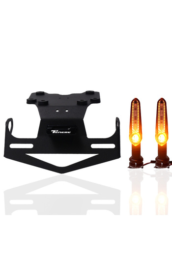 Choice Tenere with SIgnal Motorcycle Rear License Plate Holder Bracket with Light Tail Tidy Fender Eliminat