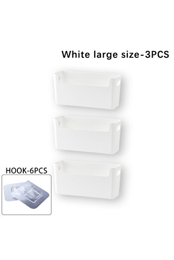 Choice Large-3PCS-Hook-6PCS Cabinet Door Organiser Multifunctional Desktop Storage Box No Punch Wall Organi
