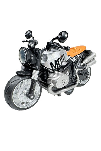 Toyaş Model Engine with Light and Music Pull and Drop Engine Diecast Engine Models Grey 14cm