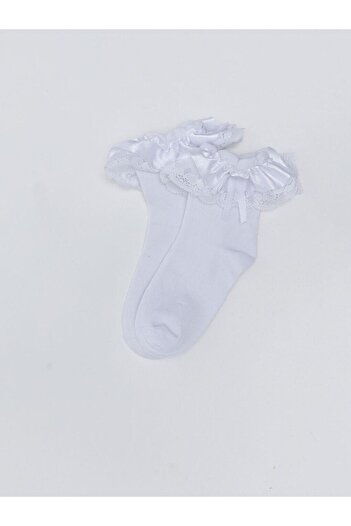 LC Waikiki Lace Detailed Baby Girl Socks (S2)