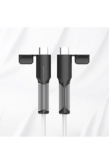 Choice Black C to C Charger Cable Protector, Type-C to Type-C/iPhone/USB A Silicone Charger Cord Protector,