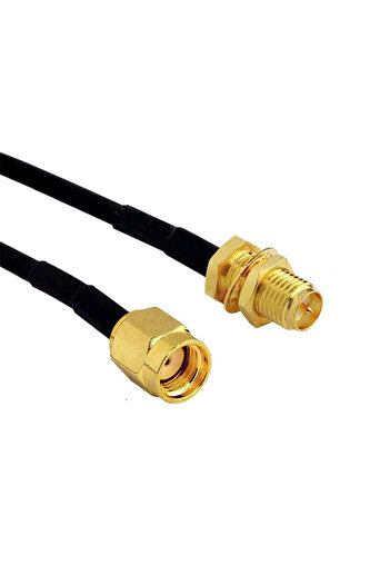 Choice 5m RP-SMA-K RP-SMA SMA Connector Male to Female Extension Cable Copper Feeder Wire for Coax Coaxial